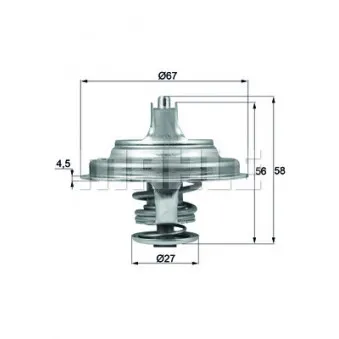 Thermostat d'eau BEHR TX 97 79D