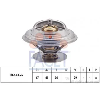 Thermostat d'eau FACET