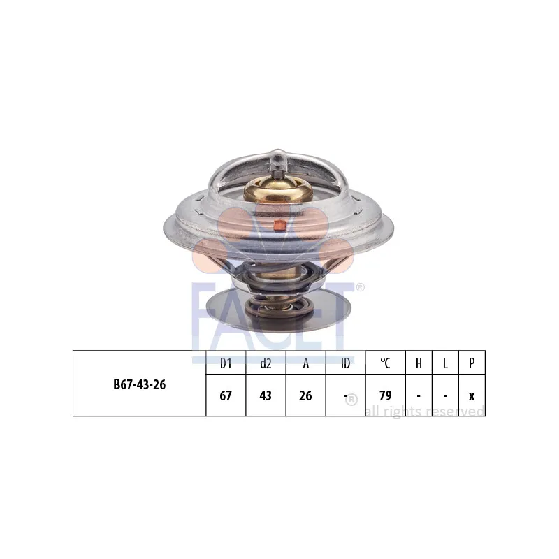 Thermostat d'eau FACET 7.8578S