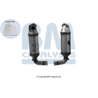 Filtre à particules / à suie, échappement BM CATALYSTS BM15172H