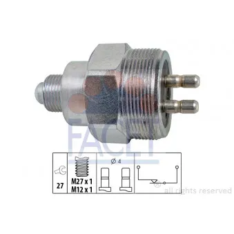 Contacteur, feu de recul FACET