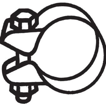 Raccord de tuyau, système d'échappement BOSAL 250-348