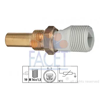 Sonde de température, liquide de refroidissement FACET