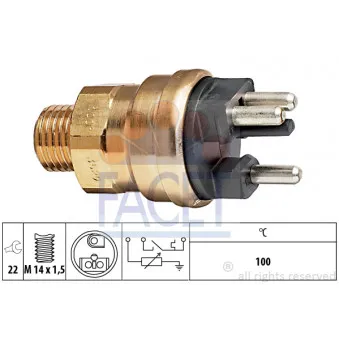 Sonde de température, liquide de refroidissement FACET