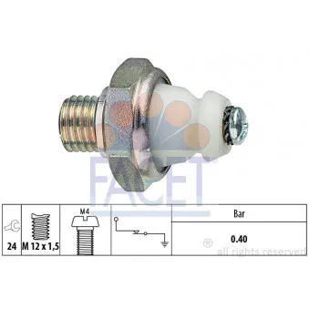 Indicateur de pression d'huile FACET