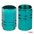 Bouchons verts en aluminium pour valves 4 pièces AMIO 03632 - Visuel 3