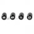Bouchons de valve en aluminium noir, lot de 4 AMIO 03277 - Visuel 1