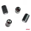 Bouchons de valve en aluminium noir, lot de 4 AMIO 03277 - Visuel 2