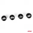 Bouchons de valve en aluminium noir, lot de 4 AMIO 03277 - Visuel 3