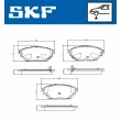 Jeu de 4 plaquettes de frein SKF VKBP 81340 A - Visuel 2