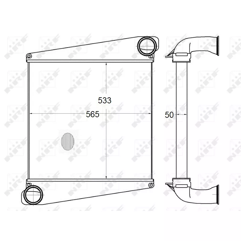 Intercooler, échangeur NRF 30555