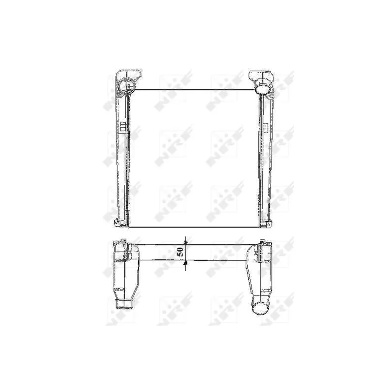 Intercooler, échangeur NRF 30144