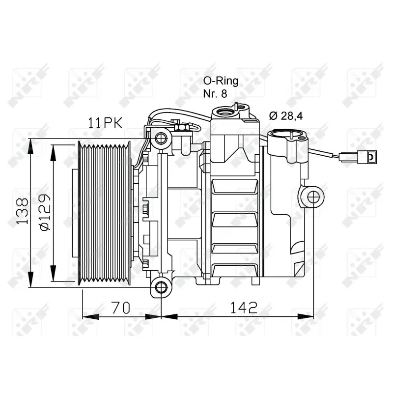 Compresseur, climatisation NRF 32454