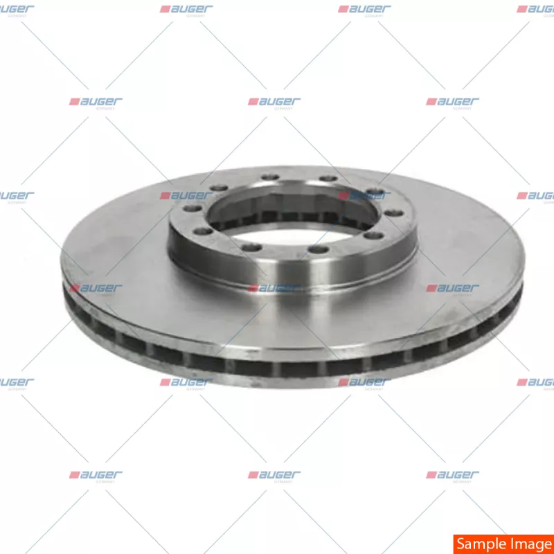 Jeu de 2 disques de frein avant AUGER 31450