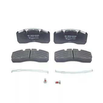 Jeu de 4 plaquettes de frein KNORR-BREMSE