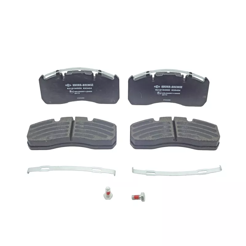Jeu de 4 plaquettes de frein KNORR-BREMSE K218194N50