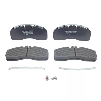 Jeu de 4 plaquettes de frein KNORR-BREMSE