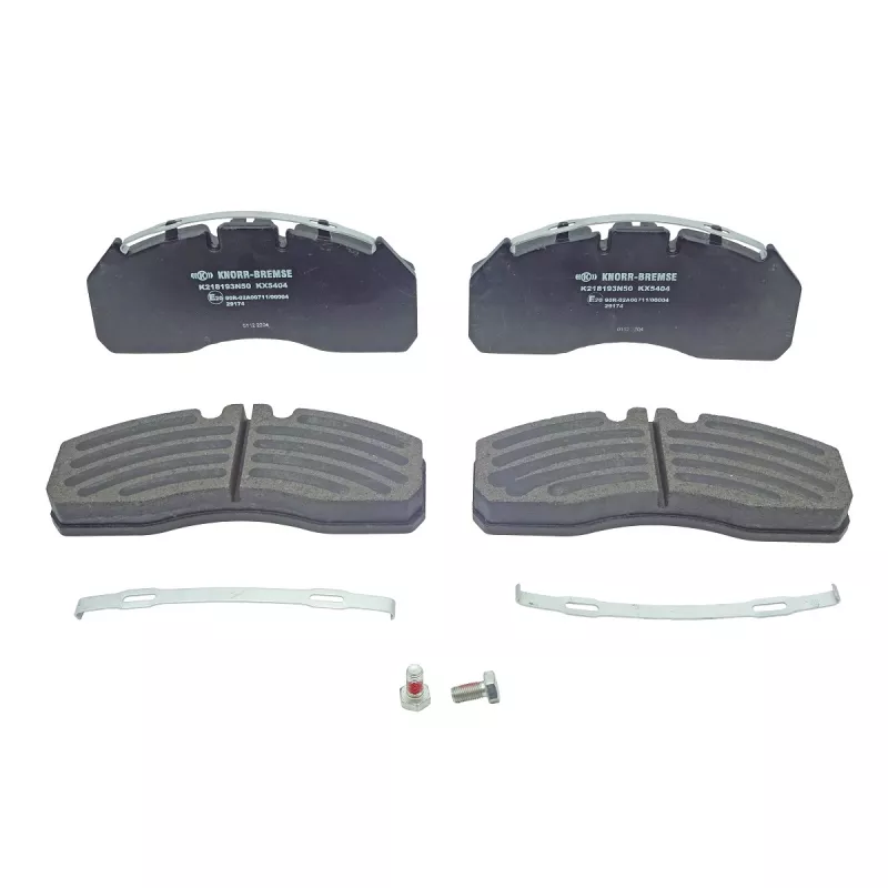Jeu de 4 plaquettes de frein KNORR-BREMSE K218193N50
