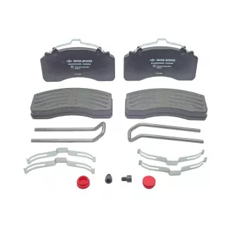 Jeu de 4 plaquettes de frein KNORR-BREMSE