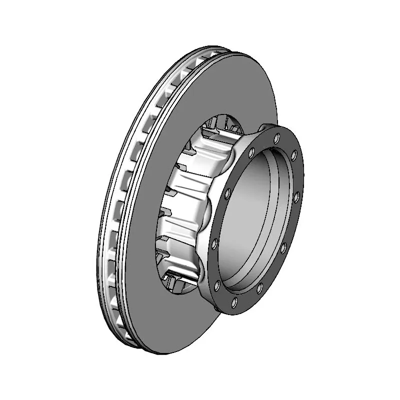 Jeu de 2 disques de frein KNORR-BREMSE K069333