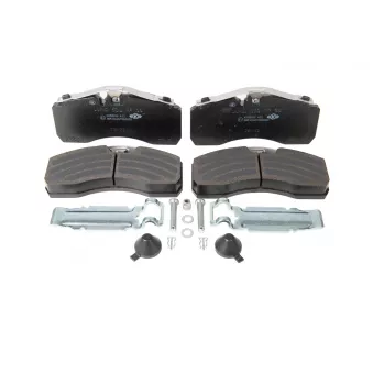 Jeu de 4 plaquettes de frein KNORR-BREMSE