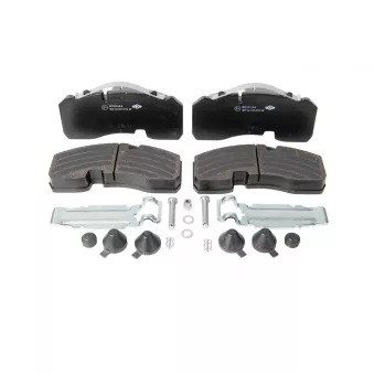 Jeu de 4 plaquettes de frein KNORR-BREMSE