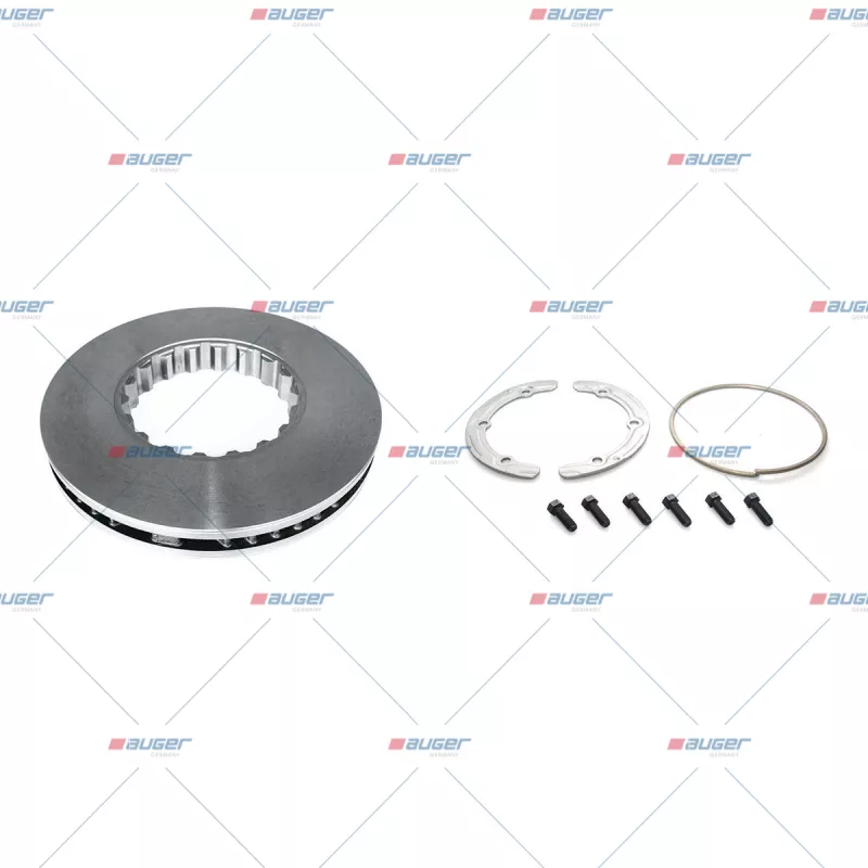 Jeu de 2 disques de frein avant AUGER 31535