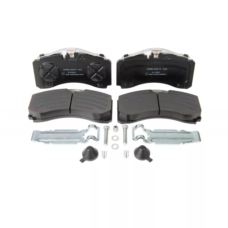 Jeu de 4 plaquettes de frein avant KNORR-BREMSE K097533K50