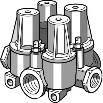 Valve de sécurité pour plusieurs circuits KNORR-BREMSE