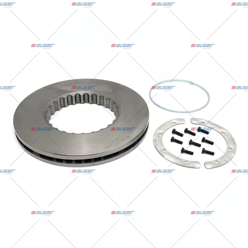 Jeu de 2 disques de frein avant AUGER 31313