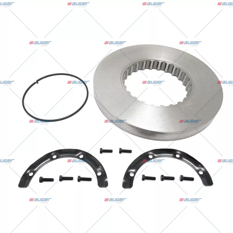 Jeu de 2 disques de frein avant AUGER 31314
