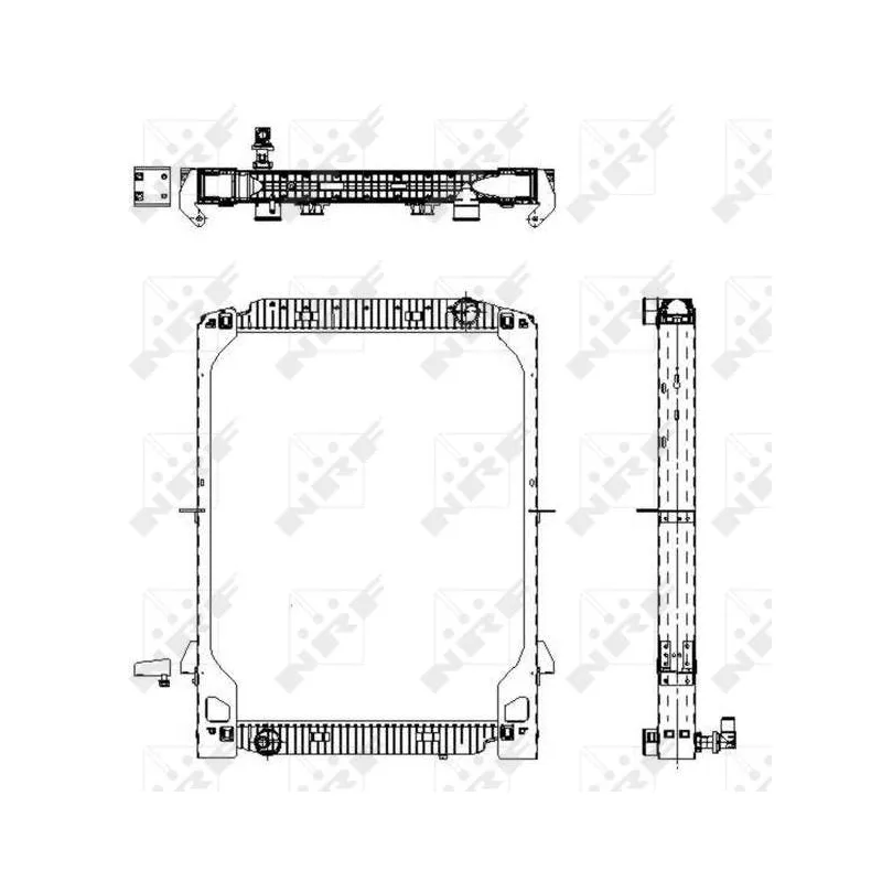 Radiateur, refroidissement du moteur NRF 539568