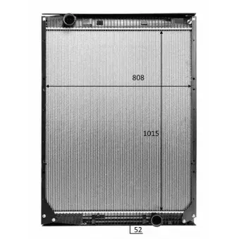 Radiateur, refroidissement du moteur NRF 50194X