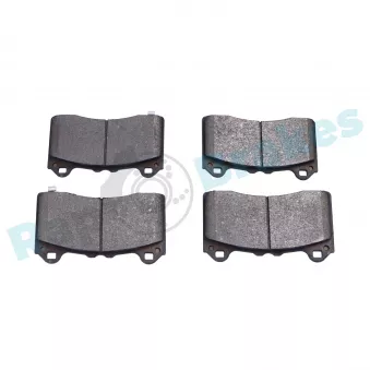 Jeu de 4 plaquettes de frein avant RAP BRAKES R-P1744