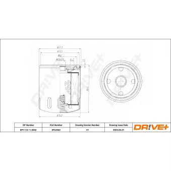Filtre à huile Dr!ve+ DP1110.11.0352