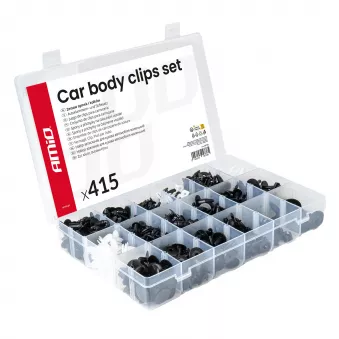 Ensemble de clips de carrosserie de voiture 415 pièces AMIO 04738