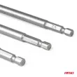 Adaptateurs, réductions, embouts pour douilles HEX 1/4" 3/8" 1/2" AMIO 04781 - Visuel 3