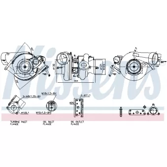 Turbocompresseur, suralimentation NISSENS