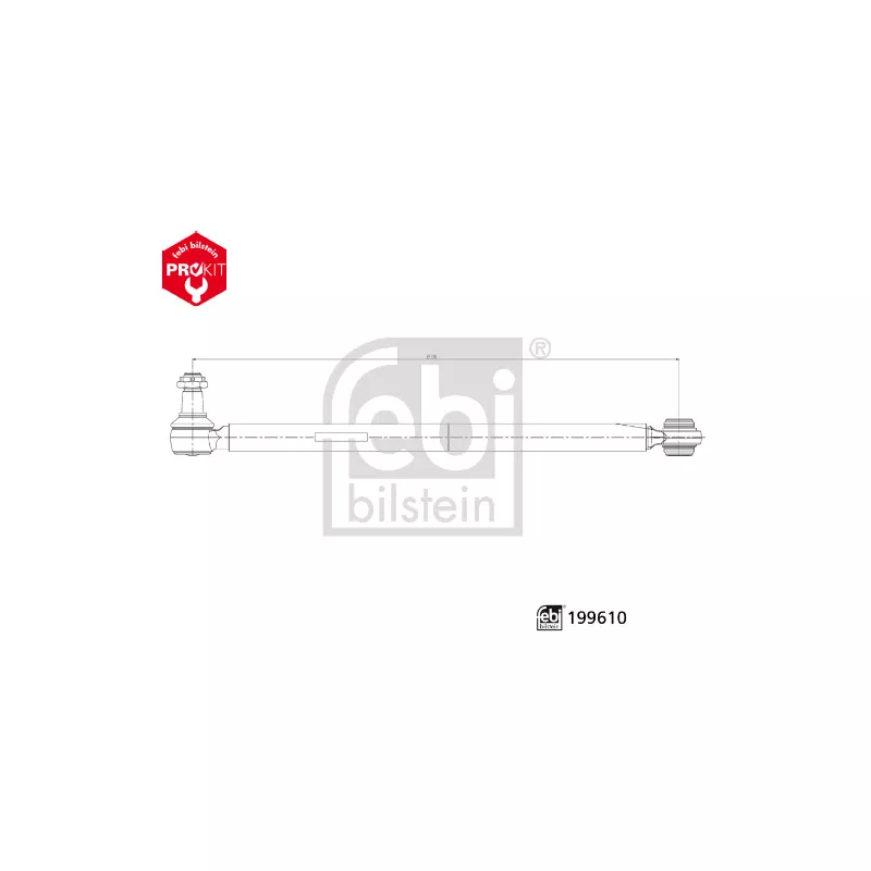 Barre de direction FEBI BILSTEIN 199610