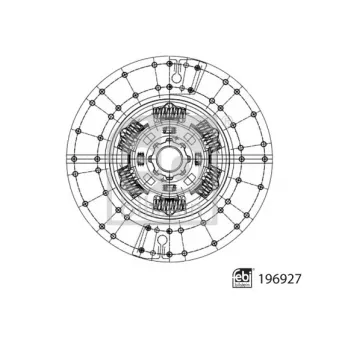 Disque d'embrayage FEBI BILSTEIN