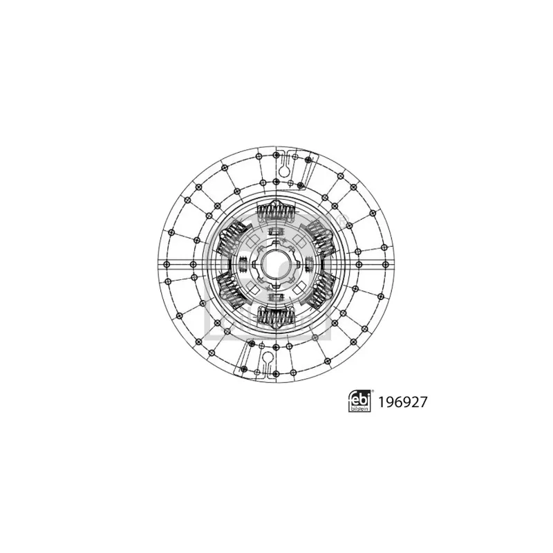 Disque d'embrayage FEBI BILSTEIN 196927
