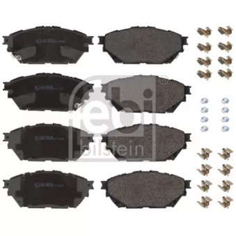 Jeu de 4 plaquettes de frein FEBI BILSTEIN 196126