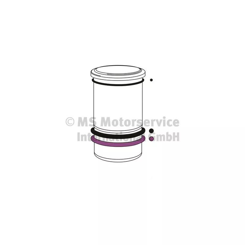 Jeu de joints d'étanchéité, chemise de cylindre KOLBENSCHMIDT 50006609