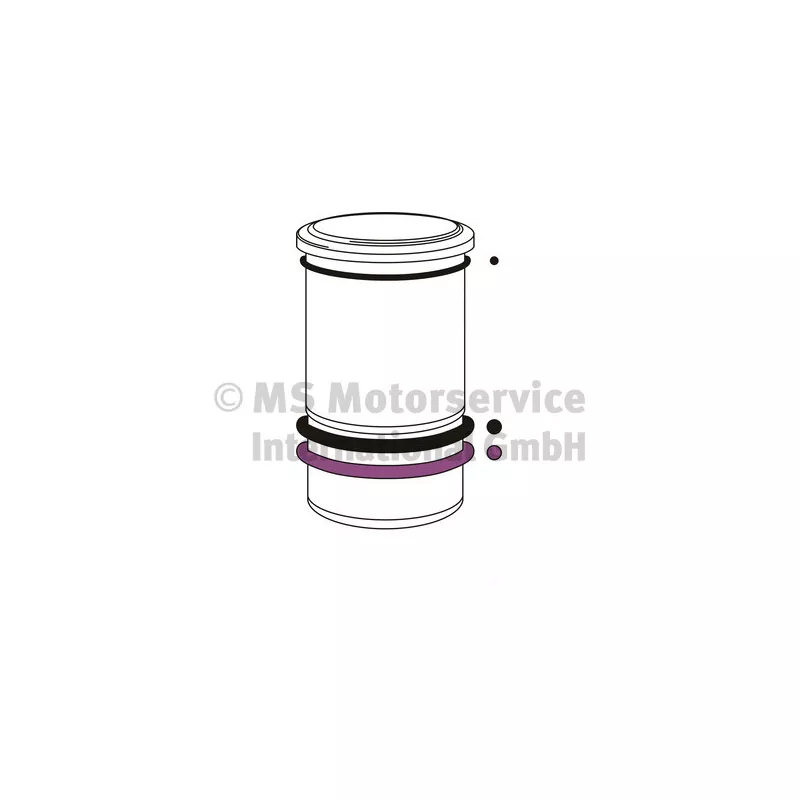 Jeu de joints d'étanchéité, chemise de cylindre KOLBENSCHMIDT 50007892