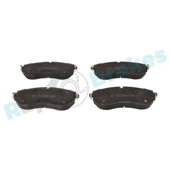 Jeu de 4 plaquettes de frein avant RAP BRAKES R-P1631