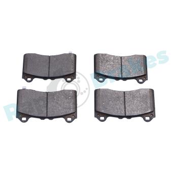 Jeu de 4 plaquettes de frein avant RAP BRAKES R-P1744