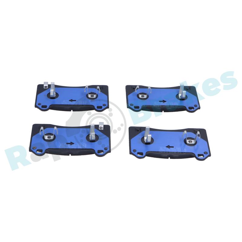 Jeu de 4 plaquettes de frein avant RAP BRAKES R-P1744 - Visuel 1