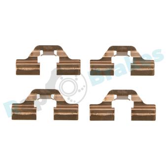 Kit d'accessoires, plaquette de frein à disque RAP BRAKES R-U0004