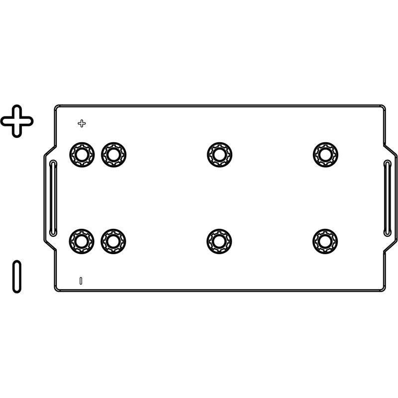 Batterie de démarrage EXIDE EG2253 - Visuel 1