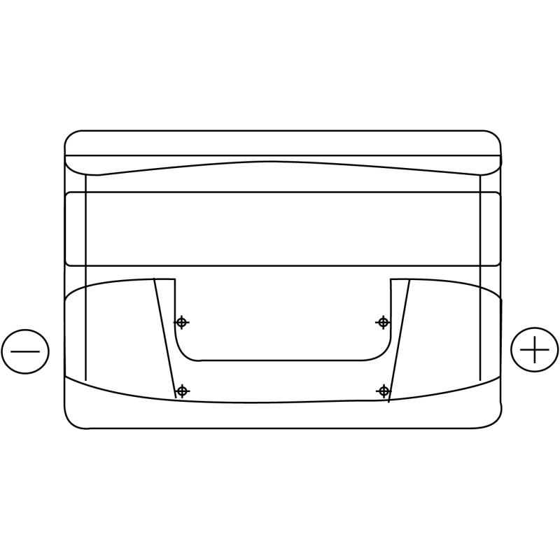 Batterie de démarrage EXIDE EB740 - Visuel 2